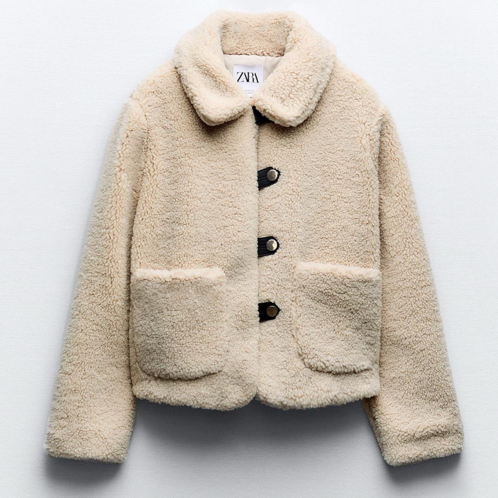 Zara Women’s Fleece Puffer Jacket
